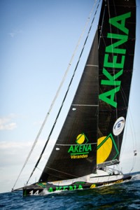 Route du Rhum 2010 : Arnaud Boissières est arrivé ce matin à bord de Akéna Vérandas