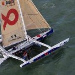 Route du Rhum 2010 - Arrivée 5ème de Erik Nigon sur Multi 50 Axa Atout Coeur pour AIDES