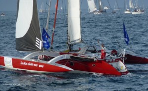 Route du Rhum 2010 : Arrivée 4ème de Philippe Laperche en Multi 50 sur La mer révèle nos sens