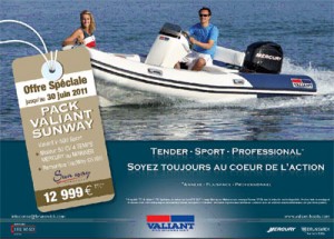 Promo pack valiant v500-sport 50cv et remorque sunway