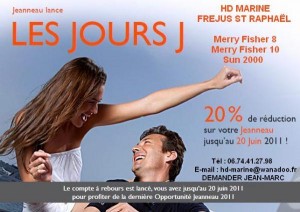 Promo Jeanneau HD Marine sur Merry Fisher 8-10 et Sun 2000