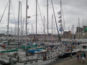 Festival du chant de marins : Les bateaux du port de Paimpol