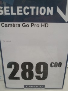 Cabesto - Prix caméra Full HD marine Go Pro 