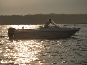 Sortie bateau pêche au bar Paimpol - août 2011