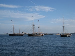 Festival du chant de marins : goëlette à Bréhat