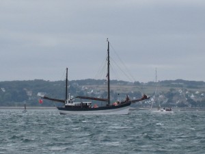 Festival du chant de marins : goëlette au Mez Goëlo