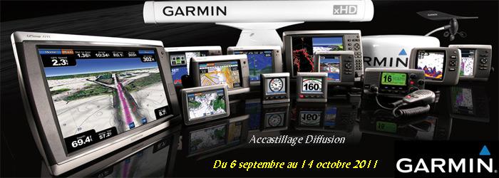 Accastillage Diffusion - operation réductions gamme Garmin marine