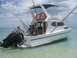 Bateau Timonier Wagabond - Pêche au gros à l'île Maurice - Flic en Flac