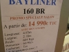 prix salon paris 2010 Bayliner 160 BR