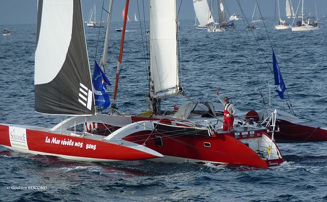 Depart de la mer revele nos sens Route du Rhum 2010