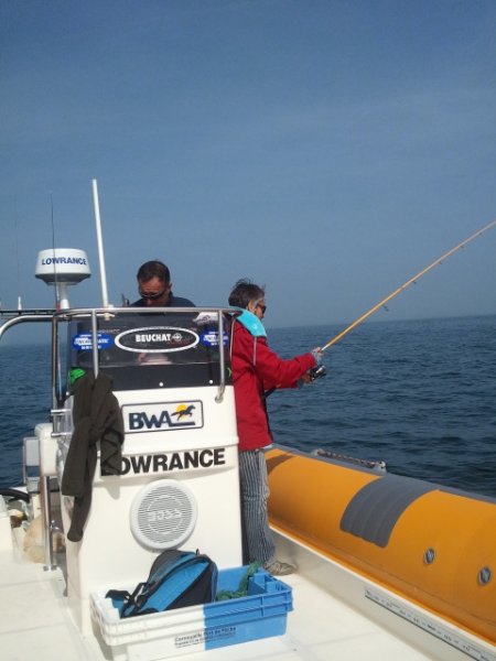 Partie de pêche amicale aux glénans avec Eric Sauvage et ses Lowrance HDS 8