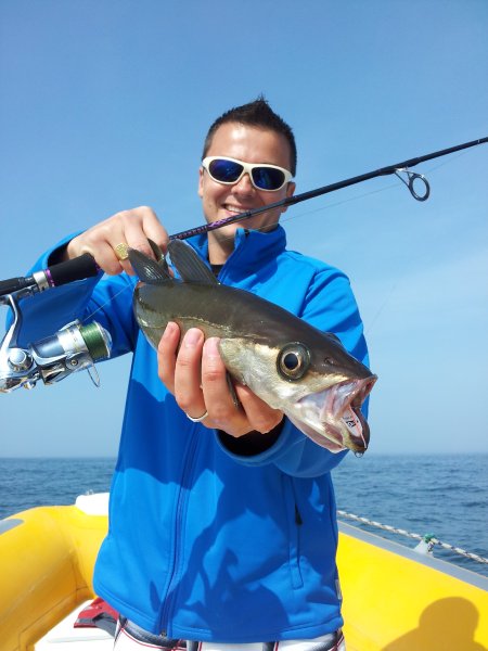 Pêche de gros lieus aux glénans avec Eric Sauvage et ses Lowrance HDS 8